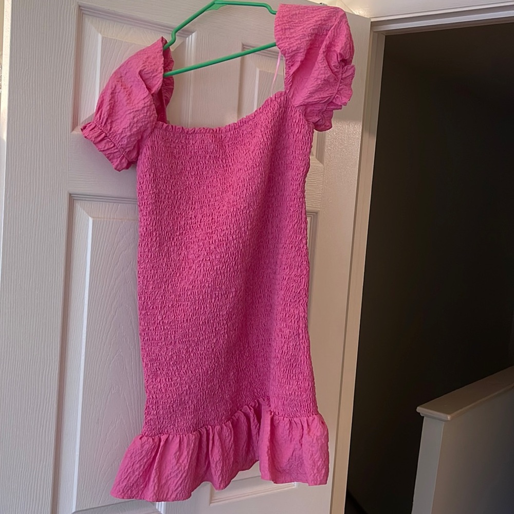Pink zara dress